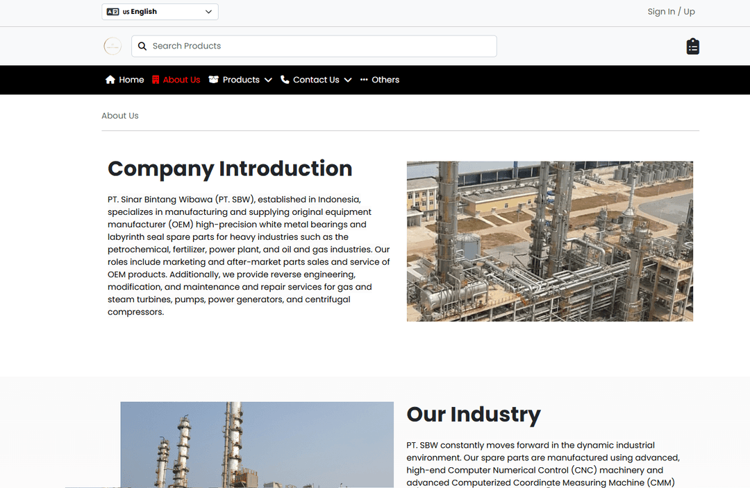 E-Commerce & Company Profile